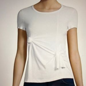 Helmut Lang knot baby tee